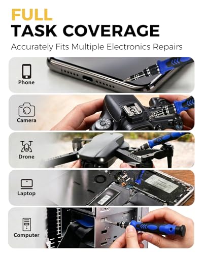 PC Building Tool Kit 140-IN-1: Computer Tool Kit for Repair & Assembly