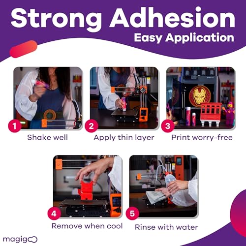 Magigoo All-in-One 3D Printer Bed Adhesive Glue to Reduce Warping, 120mL - size: 120mL