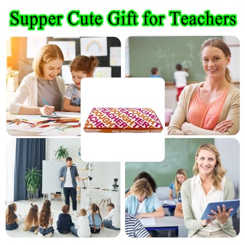 4-Pack Teacher Appreciation Gift Boxes – Funny Teacher Dough Money Holder – Gift Card Envelopes for End of Year, Back to School, Christmas – Teacher Thank You Gift from Students, Parents or PTO - color: 4 Pack Teacher1