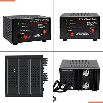 Universal Compact Bench Power Supply - 12 Amp Linear Regulated Home Lab Benchtop AC-to-DC 12V Converter