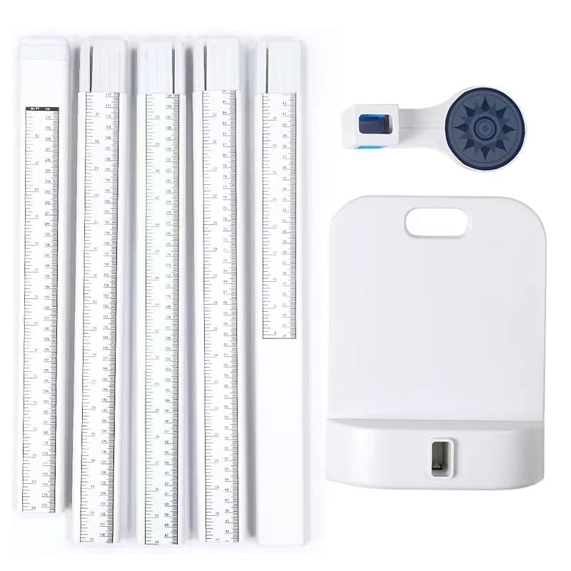 Aluminum Alloy Height Measurement,Adult Child Height Measure 8-82 inch/20-210 cm/Unit with cm & inch,for Home,Office,Gym,Medical Examination,Medical,School - color: dark blue-height measuring rod-2