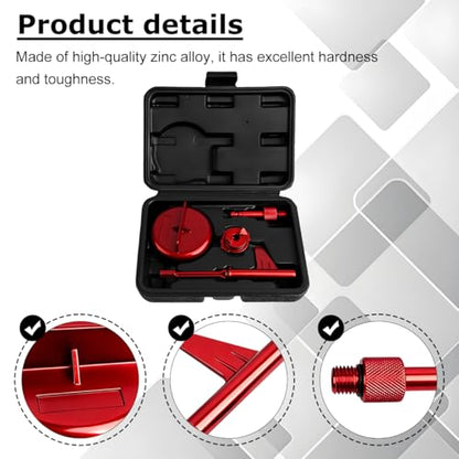 4PCS Car Transmission Fill Tool, Heavy Duty Vehicle Transmission Filler Adapter Kit, Automotive Oil Change Tool Set Accessories, Compatible with 725.0 Tronic 9 Speed (Black) - color: Black