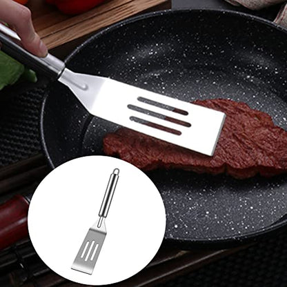 Mini Serving Spatula with Comfortable Handle, 9.8 Inch Stainless Steel Mini Brownie Serving Spatula for Fried Eggs, Cakes, Frying Pan Cookie, Serving Desserts (2 Pack)