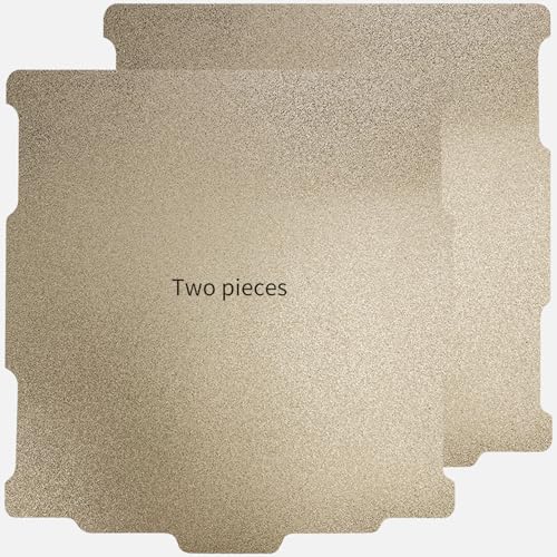 Upgraded 2 Packs 178x184mm Build Plate for X Maker 3D Pinter, Double Side Textured BasePlate PEI Build Plate Spring Steel Heated Bed Flex Print Platform.NOT for X Maker Joy. - size: 178x184mm, style: 2