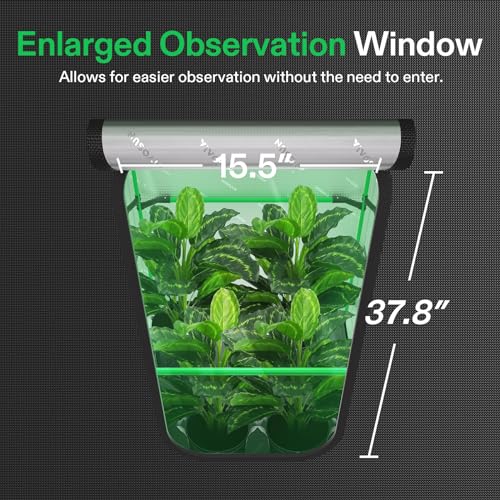 VIVOSUN P336 PRO Grow Tent 3x3 Indoor Growing Tents 36"x36"x 72" - size: 36"x36"x72"