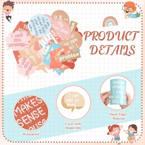 Pajean 85 Pcs Math Bulletin Board Set Retro Math Posters Classroom Decorations for Elementary Middle High School Mathematics Education Posters Teacher Supplies - style: Retro