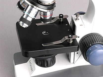 AmScope M150C-PB10-WM Compound Monocular Microscope, WF10x and WF25x