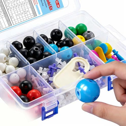 Chemistry Molecular Model Kit (208 Pcs) for Student and Teacher - color: 208pcs Kit
