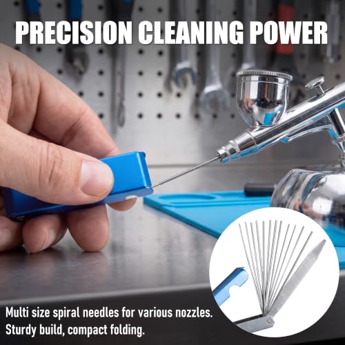 Spray Gun Cleaning Kit, Airbrush Cleaning Kit, Universal Paint Gun Cleaner Brushes Set, Paint Sprayer Cleaning Kit