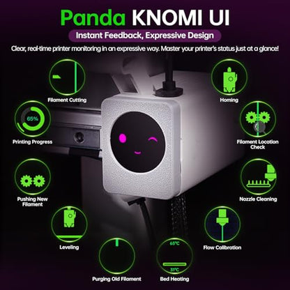 BIGTREETECH Panda Knomi for BambuLab A2L A1 A1 Mini P1P P1S X1C X1E - style: Panda Knomi Only