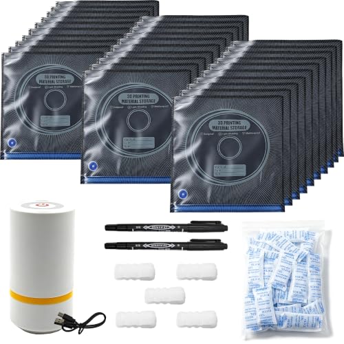 30pcs 3D Printer Filament Storage Bags Kit (12.6 * 13.4in)