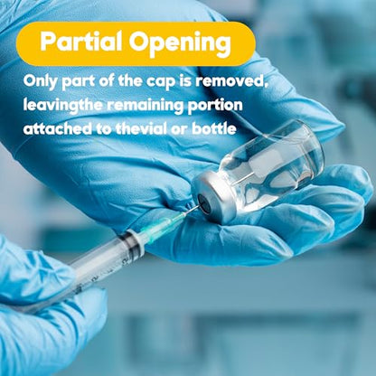 20mL Vials for Injections with Self-Healing Injection Port and Sealed Cap - size: 20ml