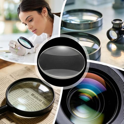 PATIKIL Concave Lens 120mm Focal Length 50mm(2") Diameter Round Lens White - size: 2inch
