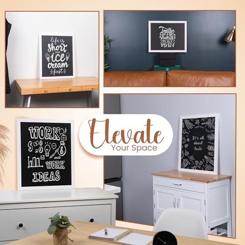 Loddie Doddie Framed Magnetic Chalk Board, Magnetic Board, White, 18" x 22" - color: White Frame, size: 18"W x 22"H