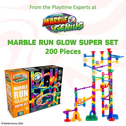 Marble Genius Space Theme Marble Run, 200 Pieces, STEM Toy