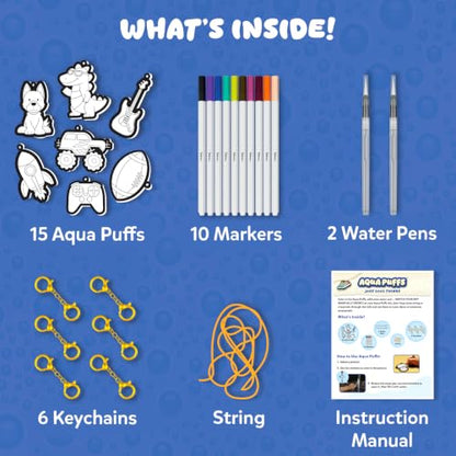 Skillmatics Aqua Puffs Just Boy Things, Art & Craft Kits, Paint by Number - color: Just Boy Things