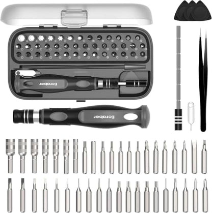 48-IN-1 Mini Precision Magnetic Tip Screwdriver Sets, Ergonomic Anti-Slip, S2 Steel Small Repair Cleaning Tool Kit for iPhone, Watch, Macbook, Computer, Laptop, PS4 PS5, Xbox, Switch, Glasses