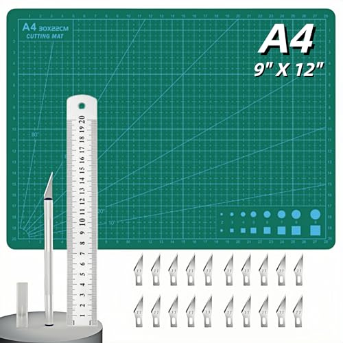 Self Healing Sewing Mat - A4 (9"x12"), 5-Ply PVC Construction