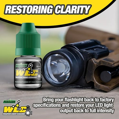 C+H Paragon OLC Optic Lens Cleaner – for Gun Sights, Optic Lens, Night Vision, and Scopes - style: OLC Optic Cleaner + WLC Light Cleaner Combo