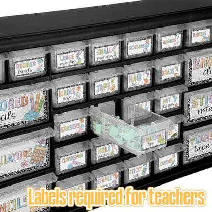 Frienda 84 Pcs 4 Sheet Classroom Toolbox Labels for Teacher,Composition - style: Composition