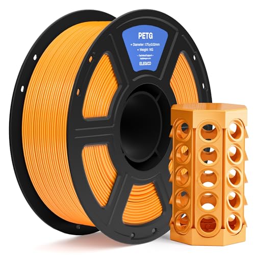 ELEGOO PETG 3D Printer Filament 1.75mm Orange 1KG - color: Orange