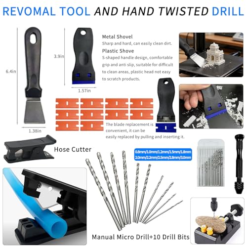70PCS 3D Printer Tools Kit 3D Printing Accessories for FDM/SLA Printers
