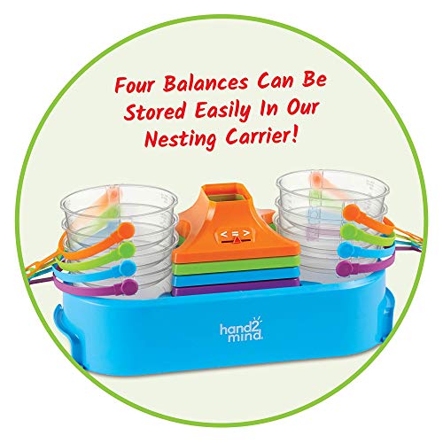 hand2mind Nestable Pan Balance, Set of 4