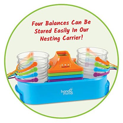 hand2mind Nestable Pan Balance, Set of 4