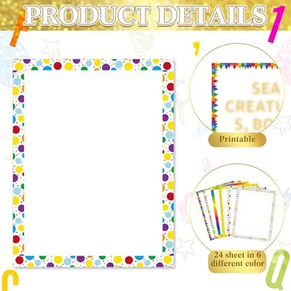 PerKoop 36 Sheets Science Fair Board Poster Boards Supplies 24 Self Adhesive Presentation Subtitles 4 Science Fair Project Titles 8 Personalized Letter Sticker for Classroom (Glitter Neon 1) - color: Glitter Neon