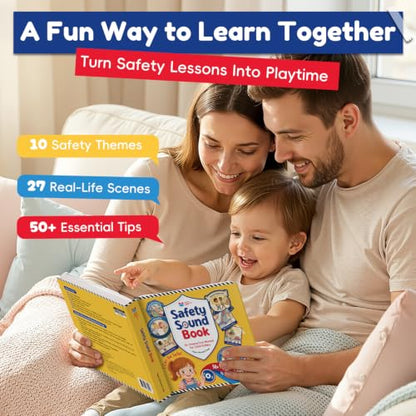 Safety Sound Book for Toddlers, Interactive Educational Toy