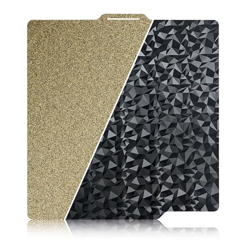 IdeaFormer Smooth Diamond PEO+Textured PEI Plate for Bambu Lab X2D X1 X1C X1E P1P P1S P2S A1, Double Sided Textured PEO PEI 257x257mm P2S P1S Build Plate for Bambu Lab Series 3D Printers - color: Smooth PEO+Textured PEI