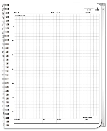 BookFactory Carbonless Lab Notebook, 100 Sets, 200 Sheets Total - size: 100 Pages, style: Carbonless Contains Copies