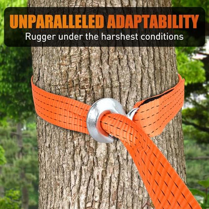 Nilight Tow Strap with Safety Hooks 2”x20’10,000LBS Breaking Strength - color: 2in x 20ft Strap with Hooks