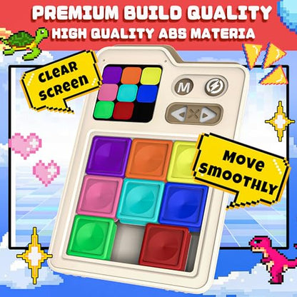 SMILESSKIDDO Kids Games Brain Teaser Slide Puzzle, with 1000+ Challenges