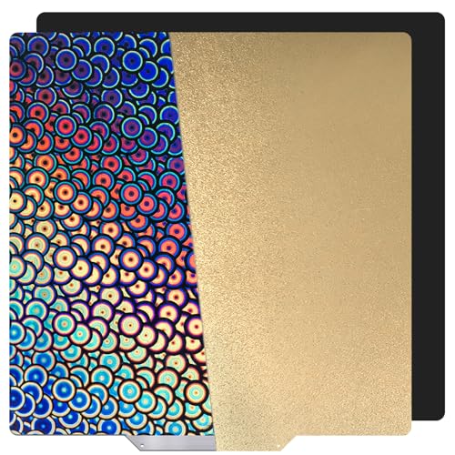 355x355mm PEI Build Plate for Voron 2.4 V2 350 with Magnetic Base - size: 355x355mm, style: Kaleidoscope(PEK) + PEI