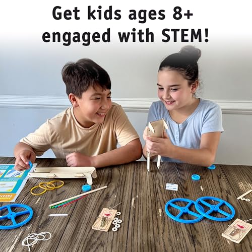 Mousetrap Car Kit, 10-Pack - Mouse Trap Physics STEM Kits, Classroom - size: 10 Pack