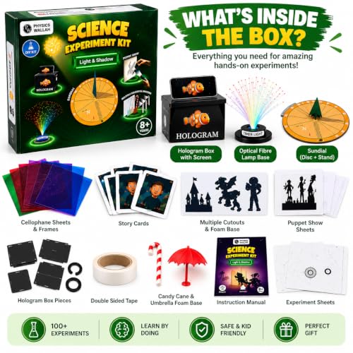 PW Science Experiment Kit for Kids Ages 8–14, 100+ STEM DIY Activities