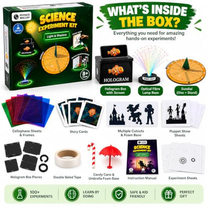 PW Science Experiment Kit for Kids Ages 8–14, 100+ STEM DIY Activities