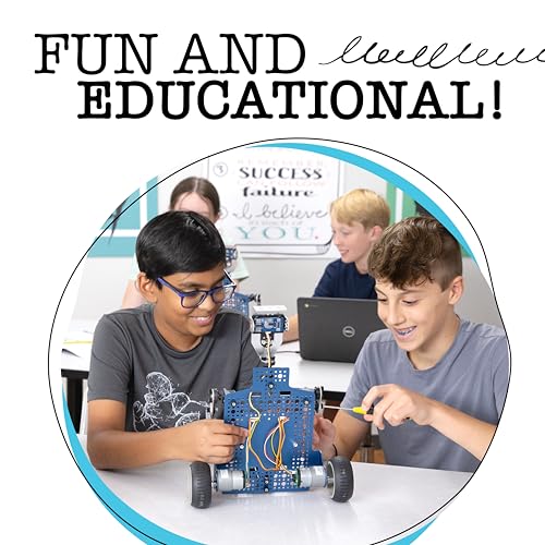 Pitsco Education Seeker Educational Classroom Robot | STEM Robotics Kit with Story-Driven Curriculum | Simulator & Block-Based Coding, Programmable Robot for Middle School Grades 6–8
