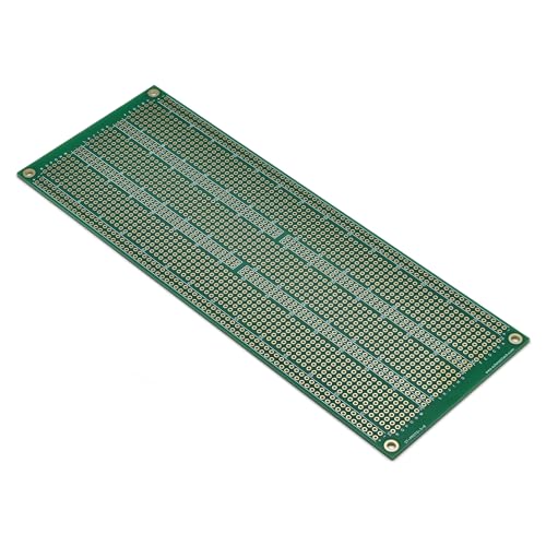 Double Sided ENIG Protoboard, Solderable Breadboard, Electronic Circuit Board for DIY Prototype Circuit, FR4, Plated Through Hole Solder Prototype Board, ST-Proto (3" x 8") - style: 3" x 8"