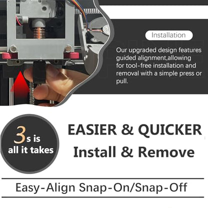 NEW High Thermal Conductivity Hotend for Flashforge Adventurer 5M/ 5M Pro Extruder Kit（with 0.25MM/0.4MM/0.6MM/0.8MM Hardened Steel Nozzle）Ceramic Print Head for FF AD5M Accessories