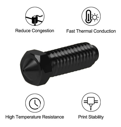 10PCS Hardened Steel Nozzle Kit for Anycubic Kobra 2, Kobra 2 Neo, Kobra 2 Pro, Kobra 2 Plus, Kobra 2 Max 3D Printer (0.4mm Nozzles*10, Cleaning Needles*5, Curved Tweezer*1) - size: Hardened Steel Nozzles * 10, style: Suit for Kobra 2 Series