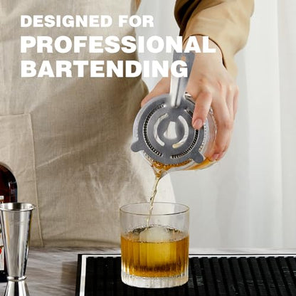 KITESSENSU Cocktail Mixing Glass 24oz 710ml - Crystal Bartender Accessories Glass Beaker to Mix & Stir Cocktails - Thick and Sturdy Bottom - Premium Seamless Design (Pack of 2) - size: 24 Ounces (Pack of 2)
