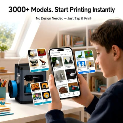 Entina Tina2 Plus 3D Printer, 250mm/s Fast Printing, WiFi App Control - color: Deep Blue