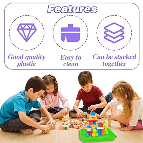 10 Pack Activity Plastic Crafts Art Tray,12.4”x 9.3" x 1.2" - size: Medium