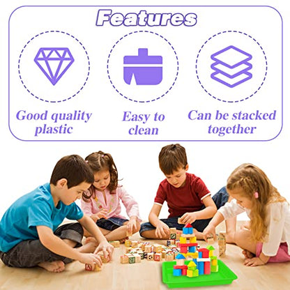 10 Pack Activity Plastic Crafts Art Tray,12.4”x 9.3" x 1.2" - size: Medium