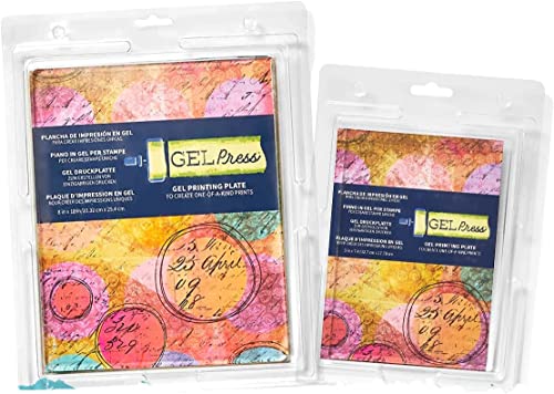 Gel Press Gelli Printing Plates - (8" X 10" + 5" x 7") - 10802-10810-2PK - size: 8" x 10" + 5" x 7" Value Pack