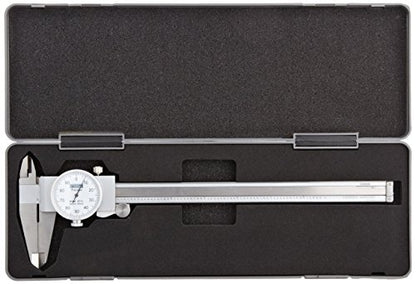 Fowler 52-008-708-0, Premium Dial Caliper With 0-8" Measuring Range,White - color: White, size: 8"