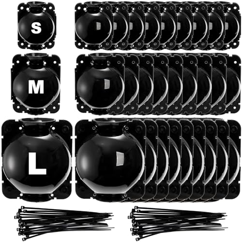 Elsjoy 30 Pack 3 Sizes Air Layering Propagation Kit with 120 Pcs Zip Ties