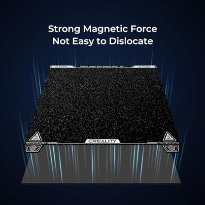 SainSmart Official Creality K1 Texture PEI Build Plate Kit, Flexible Spring Steel Platform with Power Coating PEI Surface and Magnetic Base Sheet Kit for K1, Ender 3 V3 SE/KE, CR-10 SE, 235x235mm - style: K1 Texture PEI